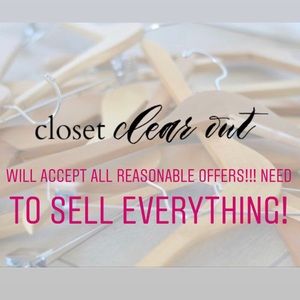 Will accept ALL reasonable offers!!!